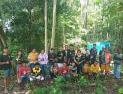 Takut Kekeringan Air Kembali Terulang HIPMALA Dan Warga Desa Menanam Pohon Bersama