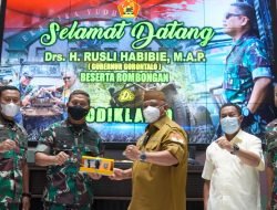 Dankodiklatad Terima Kunjungan Gubernur Gorontalo di Makodiklatad