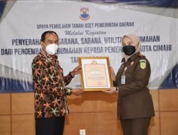 Kejaksaan Cimahi Serahkan PSU kepada Pemkot Cimahi Dari Beberapa Pengembang Perumahan