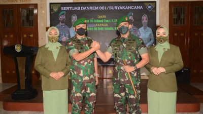 Pangdam III/Slw Pimpin Sertijab Danrem 061/SK