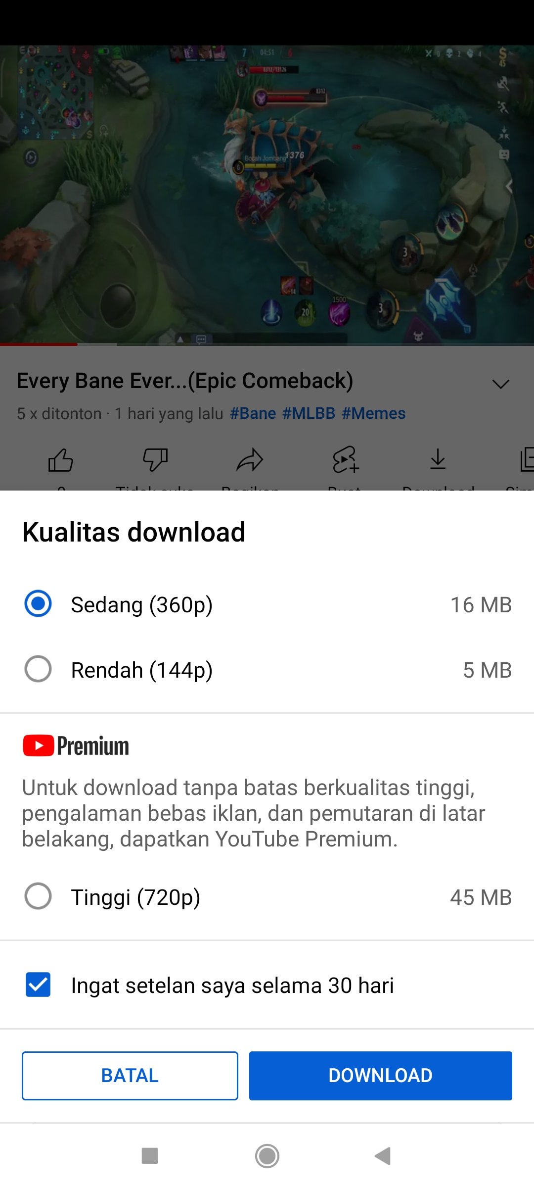 cara download video Youtube
