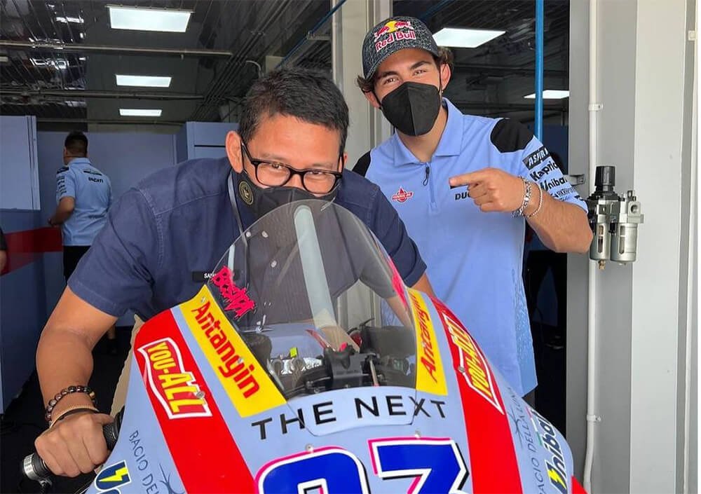 Unggahan Akun Instagram Sandiaga Uno - MotoGP Mandalika 2022