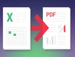 Cara Mengubah File Excel ke PDF