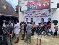 Gandeng Gerai Vaksin Presisi, Polres Belu Salurkan Bantuan Tunai untuk PKL, Warung, dan Nelayan