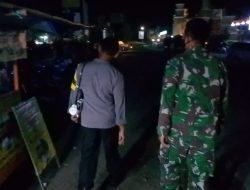 Aparat Gabungan Wilayah Tangen Pergencar Patroli PPKM, Himbau Warga Patuhi Prokes