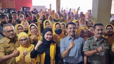 Yel Kab. Bandung Bedas dan Desa Cinunuk Beres Bergema di Cinunuk, di Ikuti Wabup Sahrul Gunawan
