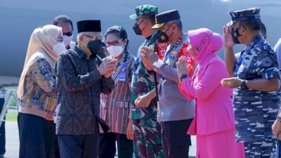 Kunjungi Labuan Bajo, Wapres RI Disambut Kapolda NTT bersama Forkopimda