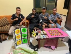 Tak Kenal Lelah Aparat Polres Malaka Melakukan Penggerebekan Perjudian