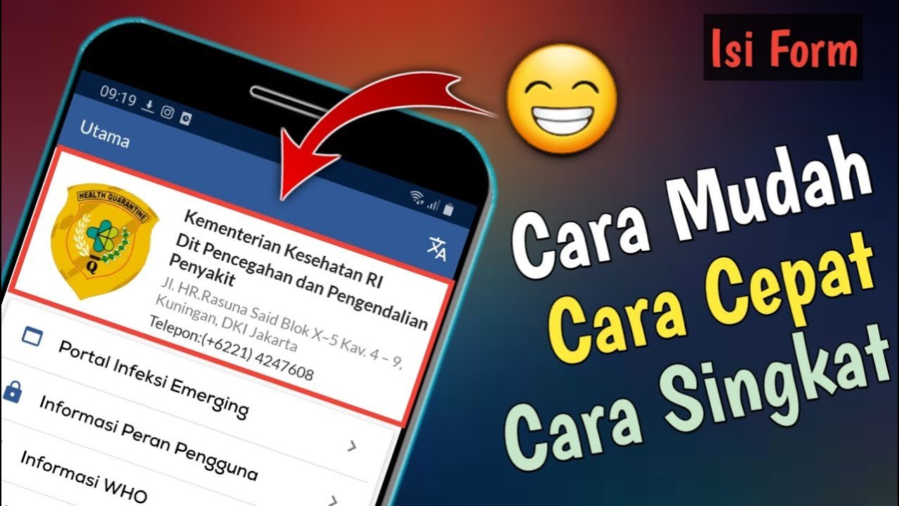 cara mengisi eHAC