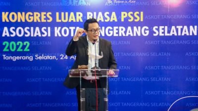 Erlangga Yudha Nugraha Terpilih Sebagai Ketua Askot PSSI Tangsel