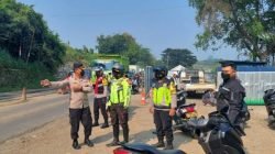 Kapolres Sumedang Beserta Rombongan Mengecek Sejumlah Titik Jalur Mudik