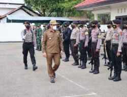 Persiapan Pengamanan Idul Fitri 1443 H, Bupati Belu Pimpin Apel Gelar Pasukan Operasi Ketupat Turangga 2022