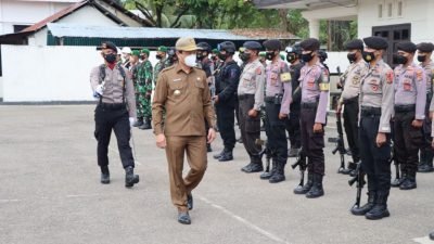 Persiapan Pengamanan Idul Fitri 1443 H, Bupati Belu Pimpin Apel Gelar Pasukan Operasi Ketupat Turangga 2022