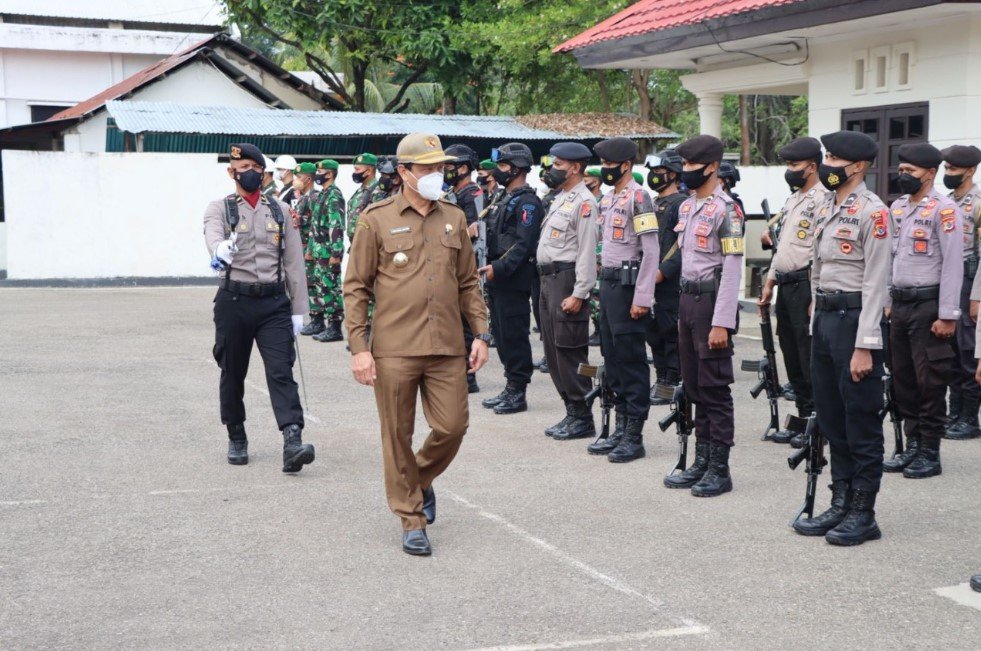 Persiapan Pengamanan Idul Fitri 1443 H, Bupati Belu Pimpin Apel Gelar Pasukan Operasi Ketupat Turangga 2022