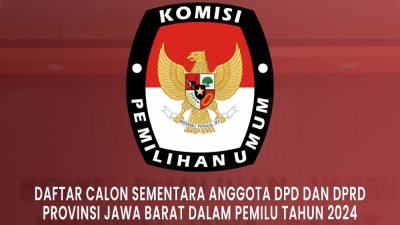 KPU Jawa Barat Rilis Daftar Calon Sementara (DCS) Anggota DPD dan DPRD Provinsi Jabar