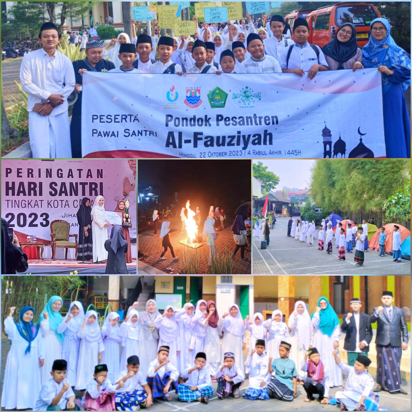 Peringatan Hari Santri Nasional diselenggarakan berbagai lomba dan diikuti oleh 47 peserta dari berbagai ponpes se Kota Cimahi