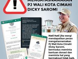 Nomor PJ Walikota Cimahi Dicky Saromi Dibajak untuk Penipuan