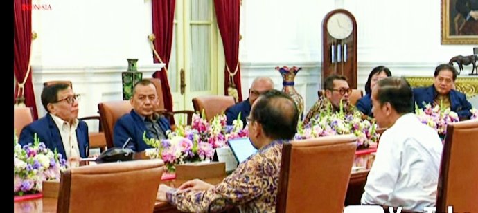 Presiden Joko Widodo Terima Pengurus PWI Pusat di Istana Merdeka