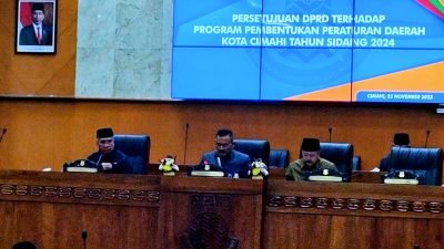 Persetujuan DPRD Terhadap Program Pembentukan Perda Kota Cimahi Tahun Sidang 2024