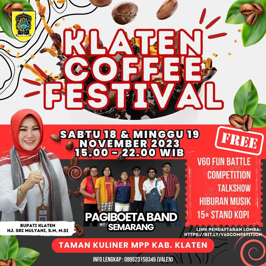 15 Kedai Kopi di Klaten Bakal Meriahkan Klaten Coffee Festival
