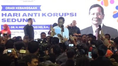 Mahfud MD : Tidak akan Segan Menindak Para Pelaku Korupsi