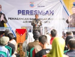 Sambungan Rumah Air Minum Tahun 2023 Diresmikan Oleh Pj. Wali Kota Cimahi Dicky Saromi