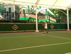Jelang JBN Cup, Jurnalis Giat Latihan di Lapang Tenis Makodiklatad