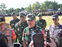 Pangdam XIII/MDK Pimpin Apel Gelar Pasukan Kunker RI 1 Wilayah Sulteng