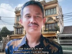 Alek Sukardi S.H, M.H: Usut Tuntas Kematian Cicih PRT Yang Loncat dari Lantai 5 di Tangerang