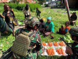 Dengan Rosita, Buktikan Komitmen Satgas 323 Buaya Putih Sejahterakan Masyarakat Papua