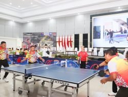 Kasdam Resmi Buka Kejuaraan Tenis Meja Piala Pangdam XII/Tpr