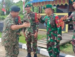 Kunker MLO Major Arief (TDM) ke Komando Taktis (Kotis) Yonzipur 5/ABW