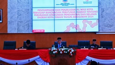 DPRD Kota Cimahi Gelar Kembali Rapat Paripurna Bahas RPD Perubahan RAPBD Tahun Anggaran 2024