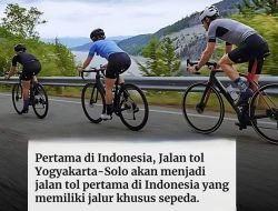 Pertama jalan Tol Jogya-Solo ada Akses untuk Sepeda