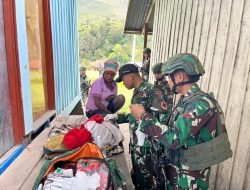 Kenali, Dekati, Layani : Satgas 641/Bru Tunjukkan Eksistensi Sebagai Garda Terdepan Dalam Berikan Yankes di Distrik Kurima