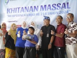 60 Anak di khitan Gratis atas Kolaborasi Dinsos dan RSUD Kota Bandung pada rangkaian HJKB 214